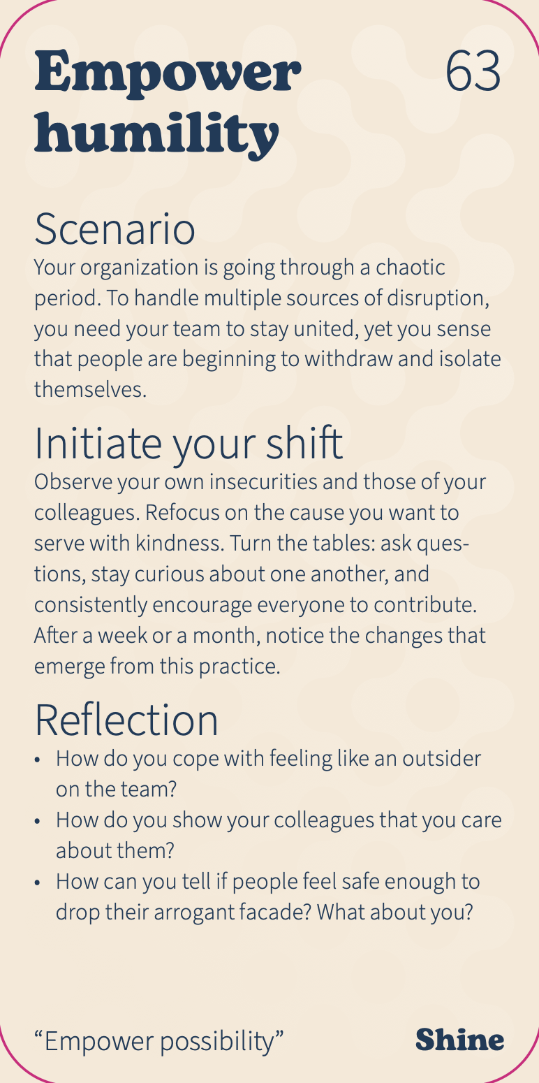 Shine card